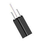 Indoor FTTH Flat Drop Fiber Optic Cable Single Mode 1 2 4 Core G657A1