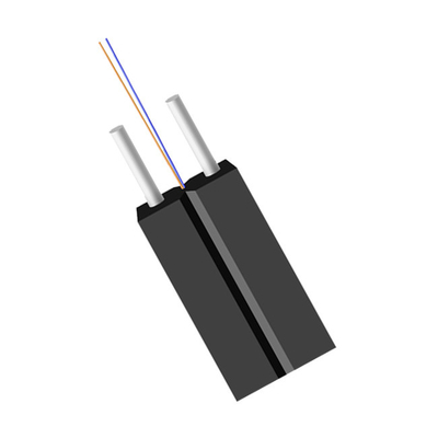 Indoor FTTH Flat Drop Fiber Optic Cable Single Mode 1 2 4 Core G657A1